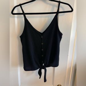 Black tank top cami